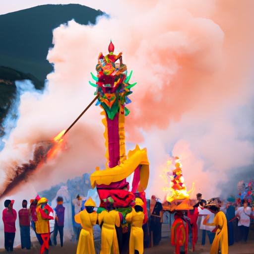 Đám đông người dân vui chơi tại lễ hội Chúa Sơn Lâm